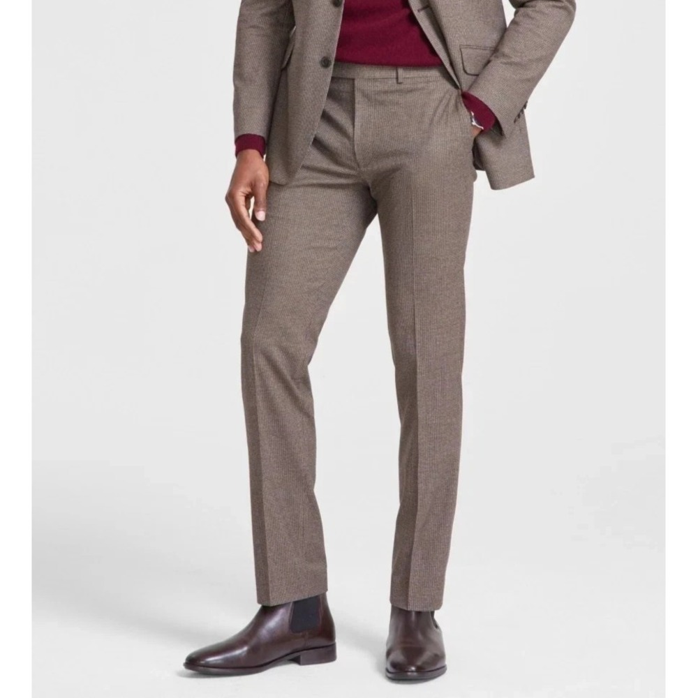 Kenneth Cole Reaction Men's Stretch Dress Pants Slim Fit 33W X 32L